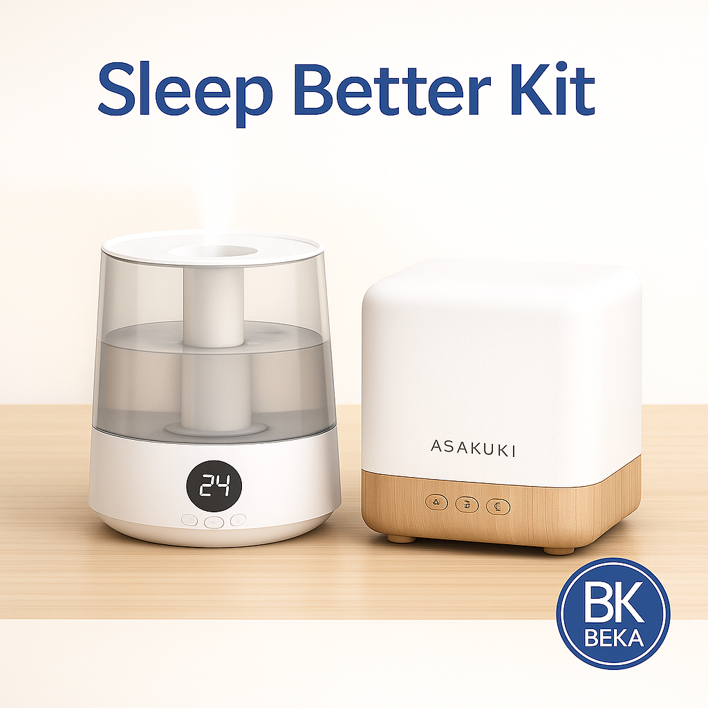Sleep Better Kit – Humidifier + Aroma Diffuser