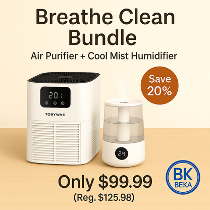 Breathe Clean Bundle – Air Purifier + Cool Mist Humidifier